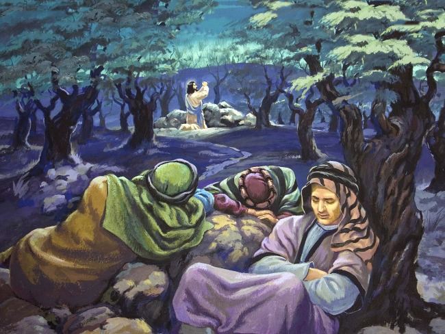 Jesus in Gethsemane